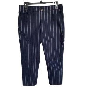 Worth Navy & White Trousers